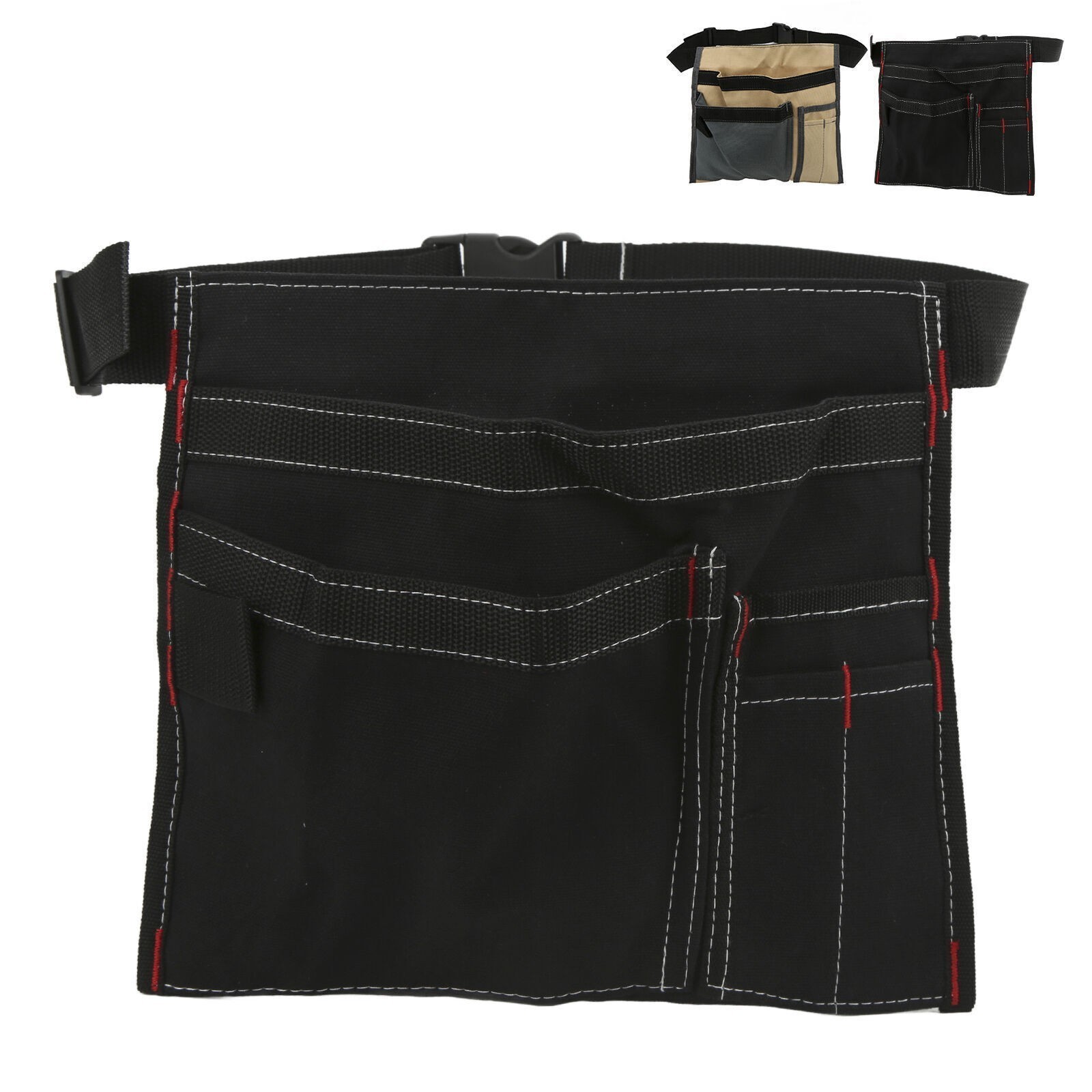 Tool Belt Bag Waist Hanging Canvas Organizer Storage Bag for Screw Nail Nut