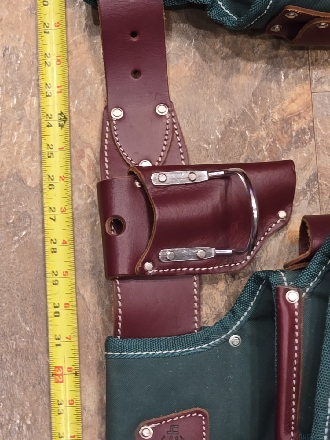 NUTUCH Nylon and Leather Tool Belt Carpenter Tool Belts Electrician