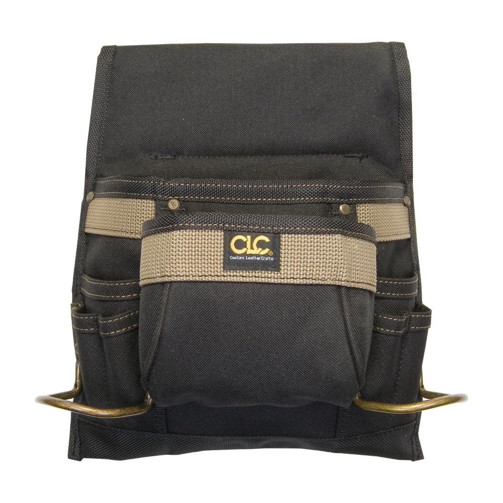 CLC 1823 Nail and Tool Bag, Poly, 8-Pocket , Blue