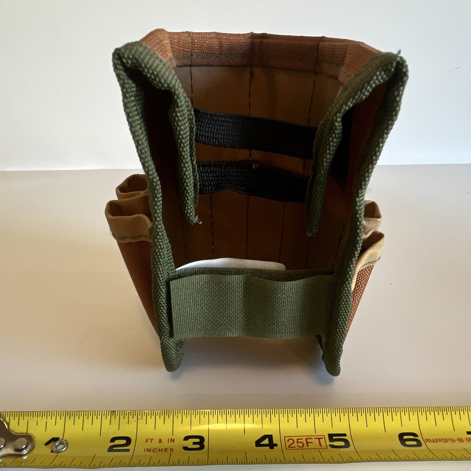 Bucket Boss Multi-Pocket Tool Pouch Belt Organizer for a Mug 5 in