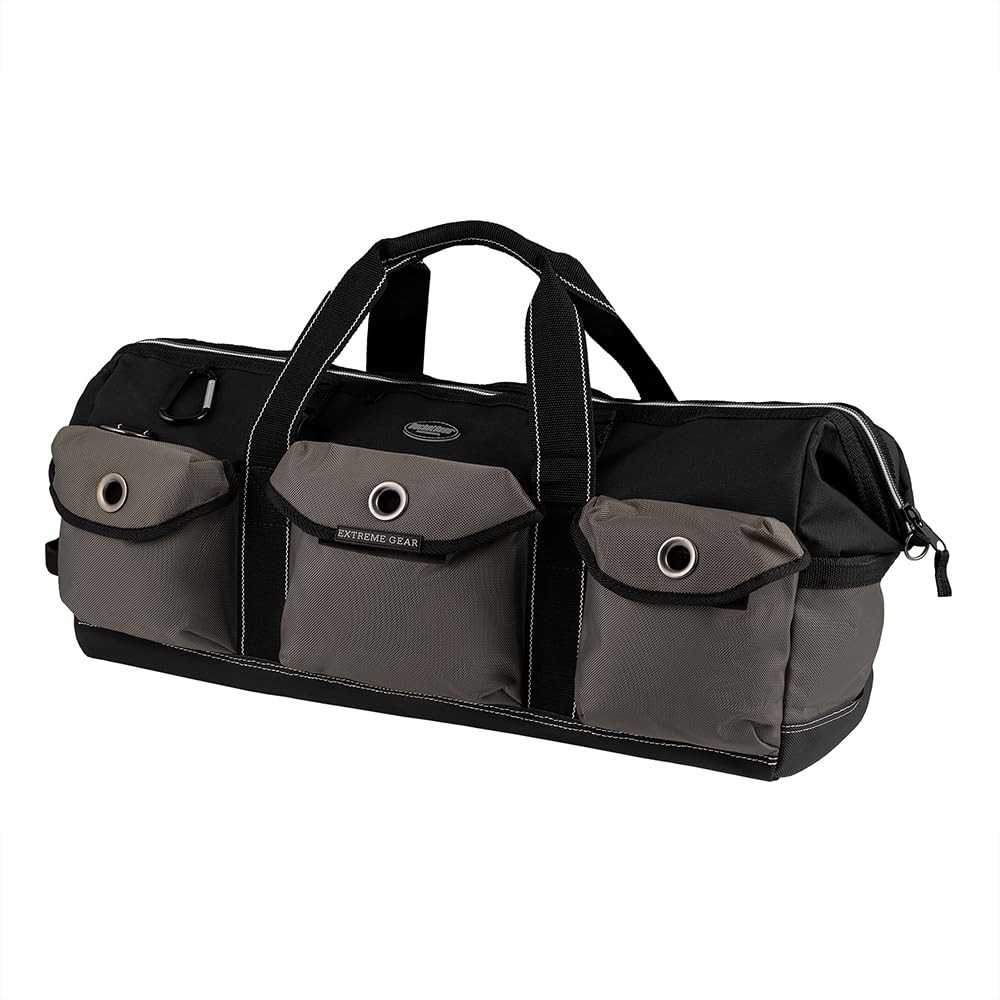 Extreme Big Daddy Tool Bag in Grey, 65024, Black|Black and gray