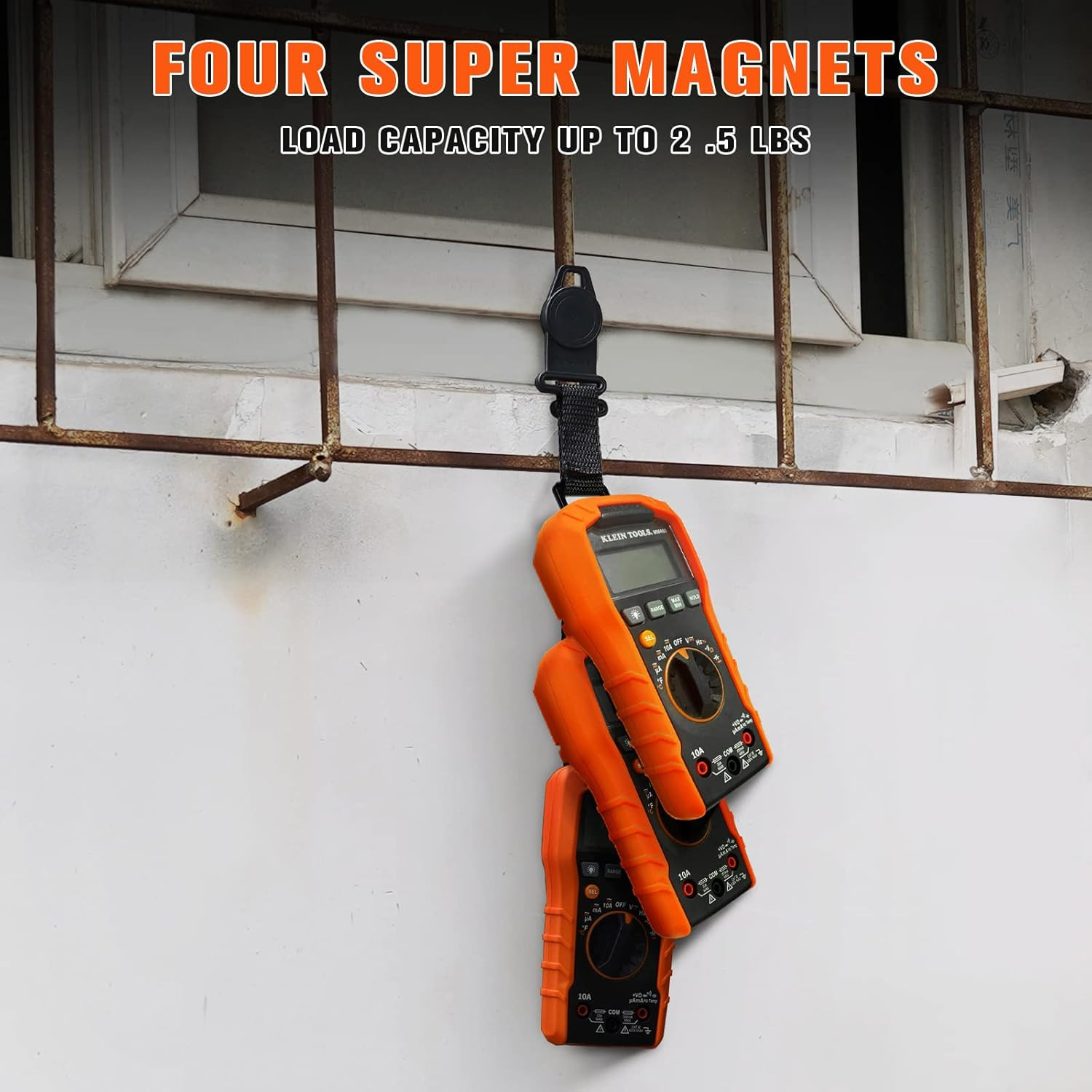 Hard Caser Bundle with Magnetic Hanger Strap Replacement for Klein Tools MM400/M