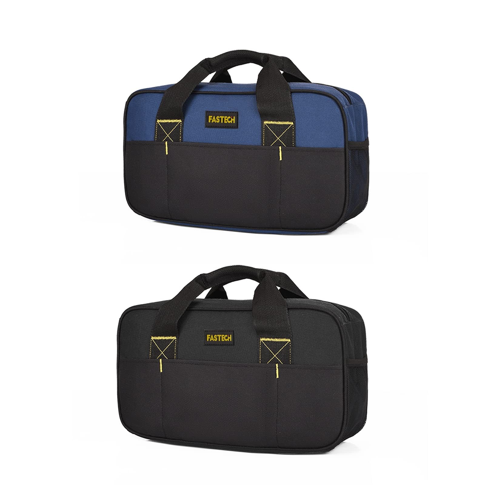 14 Inch Small Tool Bag, Wide Mouth Tool Tote Bag, Waterproof Tool Organizer B…