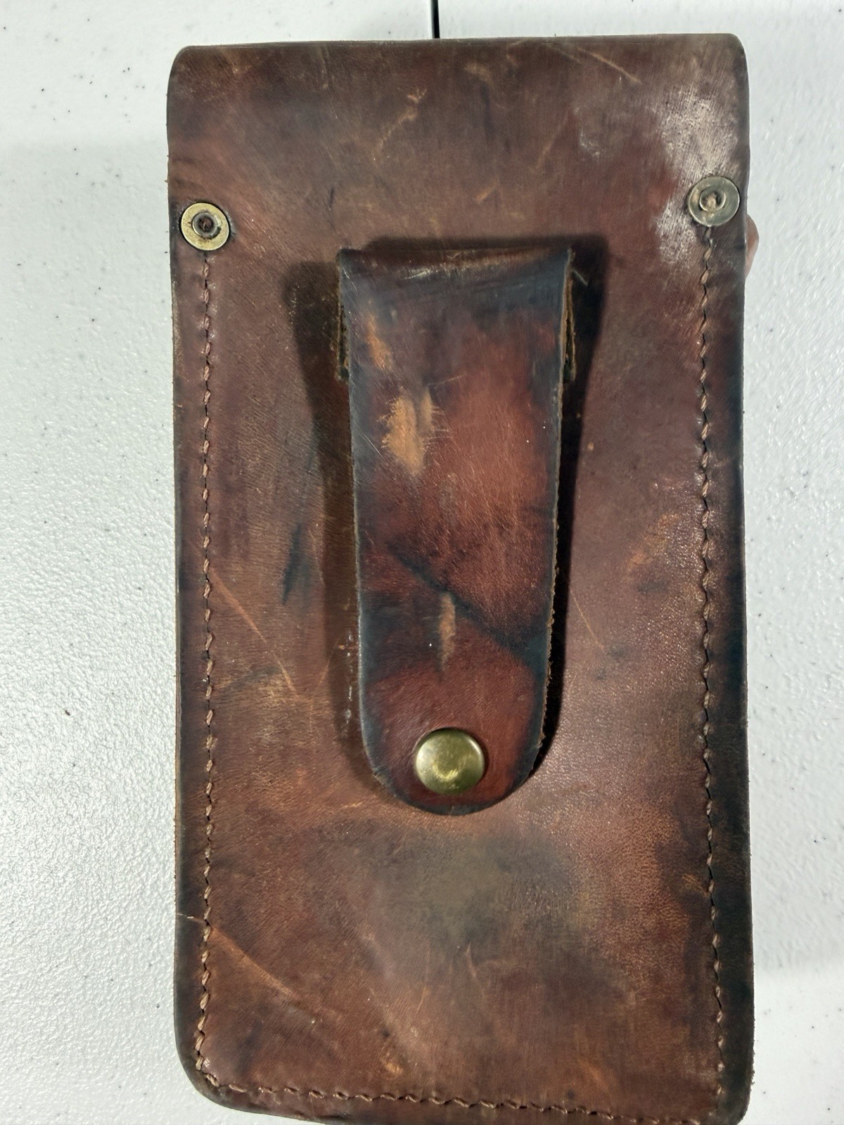 Vintage Fluke Leather Tool Case Holster C510 Belt Pouch USA Made