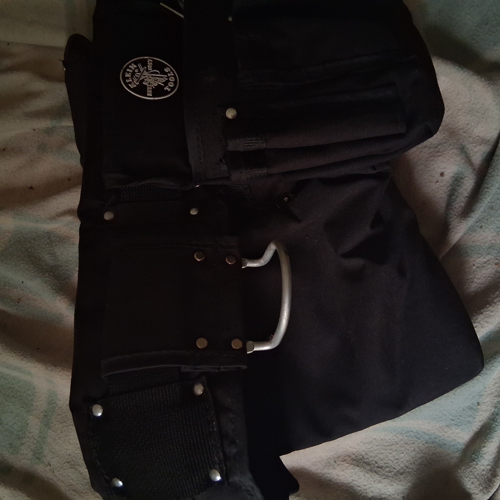 klein tool belt with 2 pouches made in usa modular desine