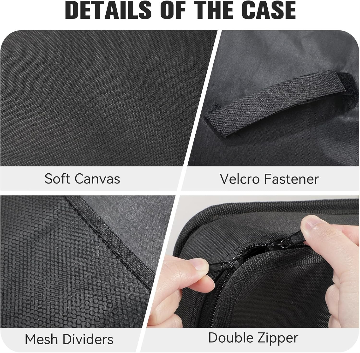 Durable Soft Canvas Tool Pouch with Mesh Dividers – Ideal for Organizing Tools