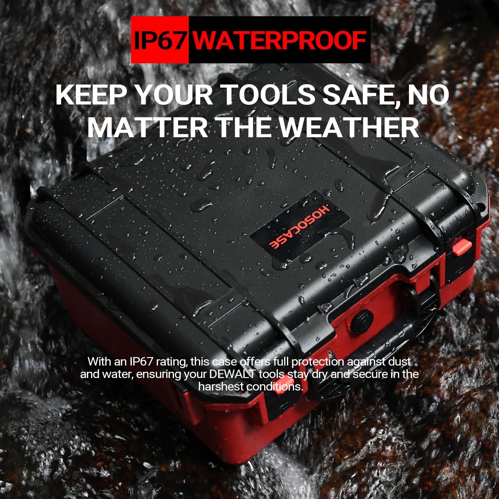 Hosocase Case For Milwaukee Impact Torque Wrench Hard Storage For Milwaukee M18