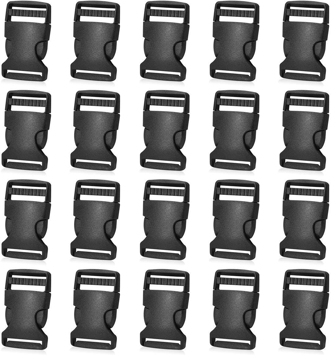 20Pack Plastic Buckles 1 Inch Quick Side Release for Backpack…