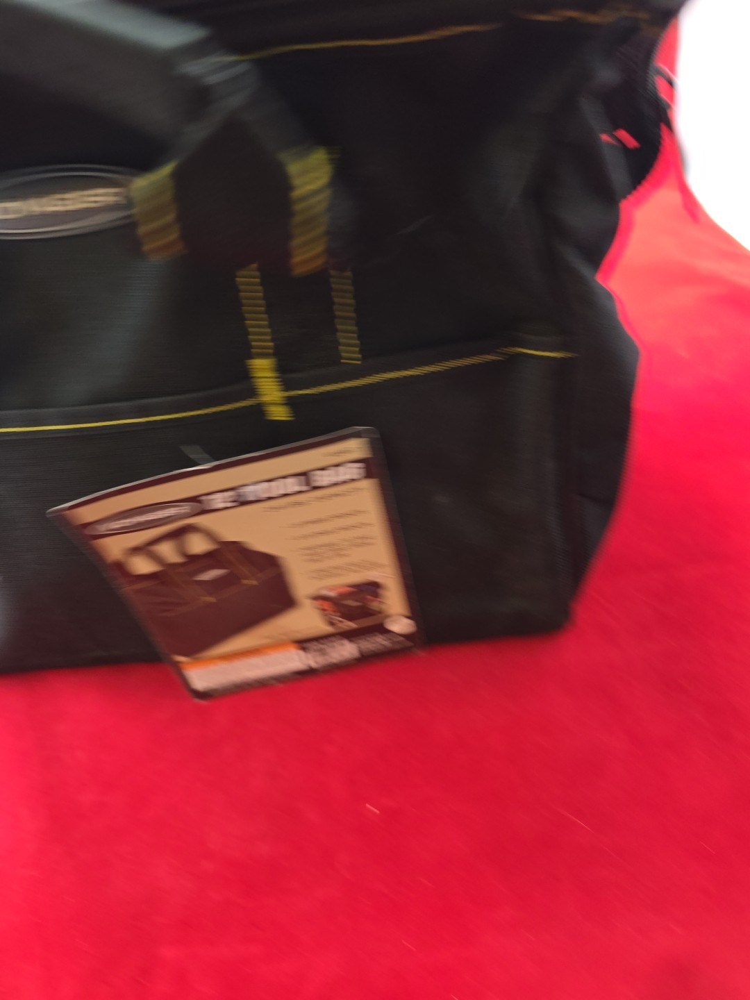 New Black Voyager 12″ Tote Tool Bag 24lbs Capacity 18 Pockets Carrying Bag