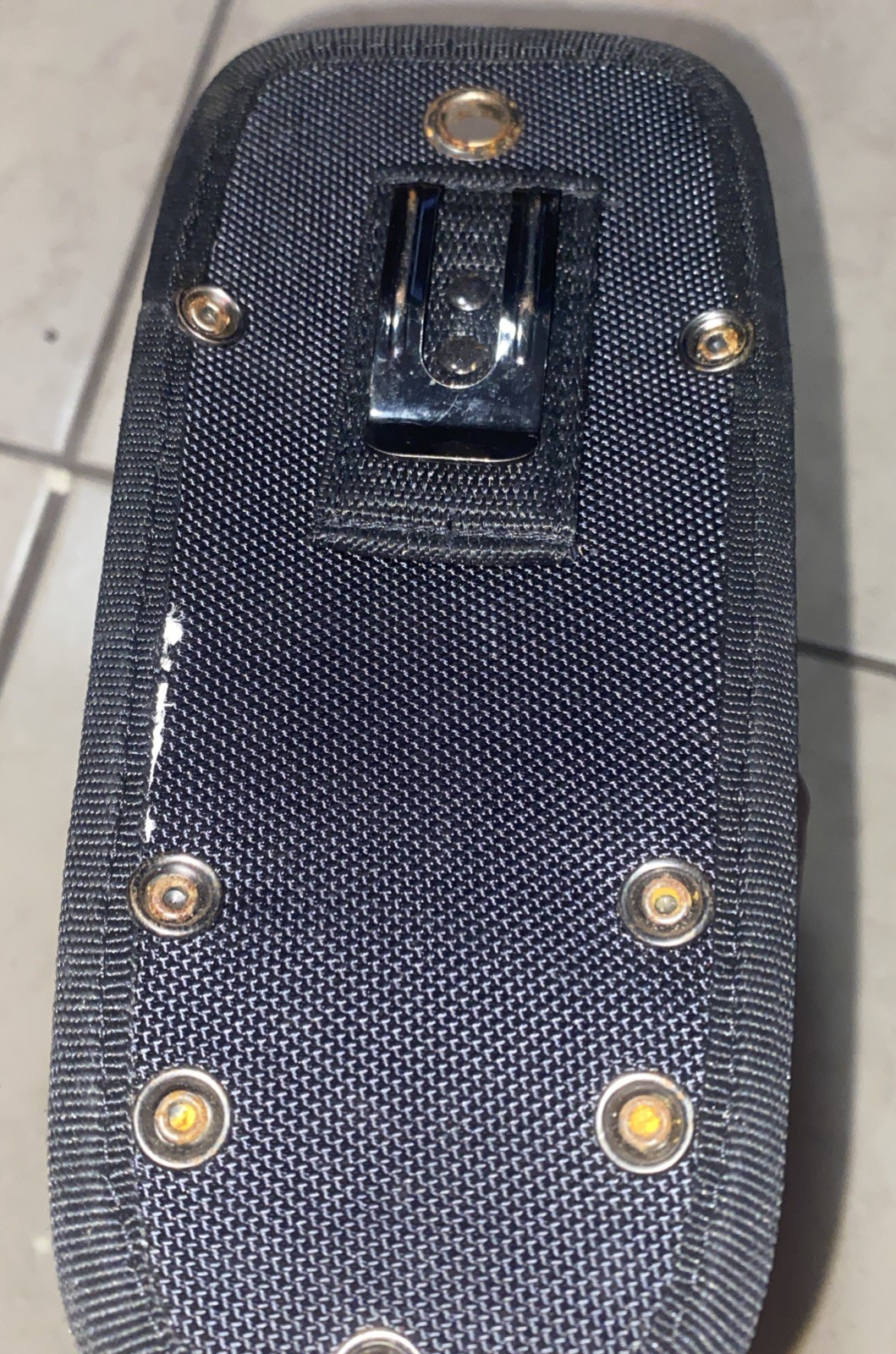 HUSKY HEAVY DUTY SMALL 3 POCKET TOOL POUCH W/BELT CLIP & TAPE MEASURE LOOP