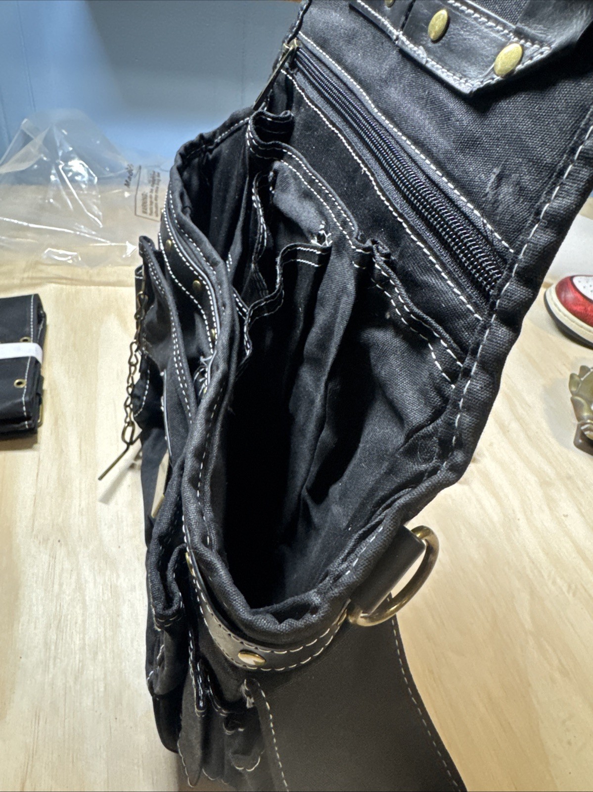 ARCFOX Black – Waxed Canvas Tool Pouch.