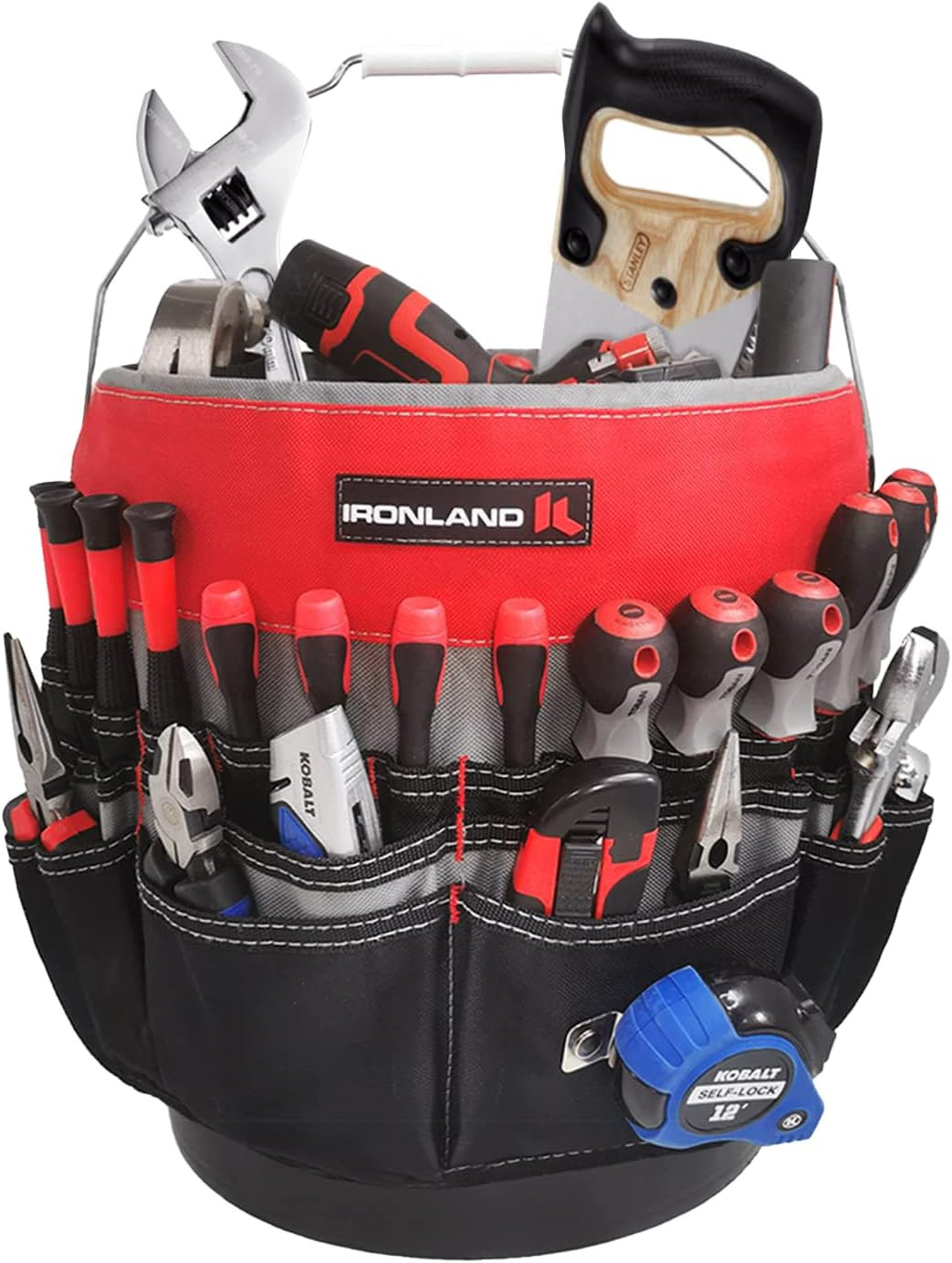 Bucket Tool Organizer Fit 3.5-5 Gallon Bucket, 51 Pockets, Bucket Tool Caddy Org