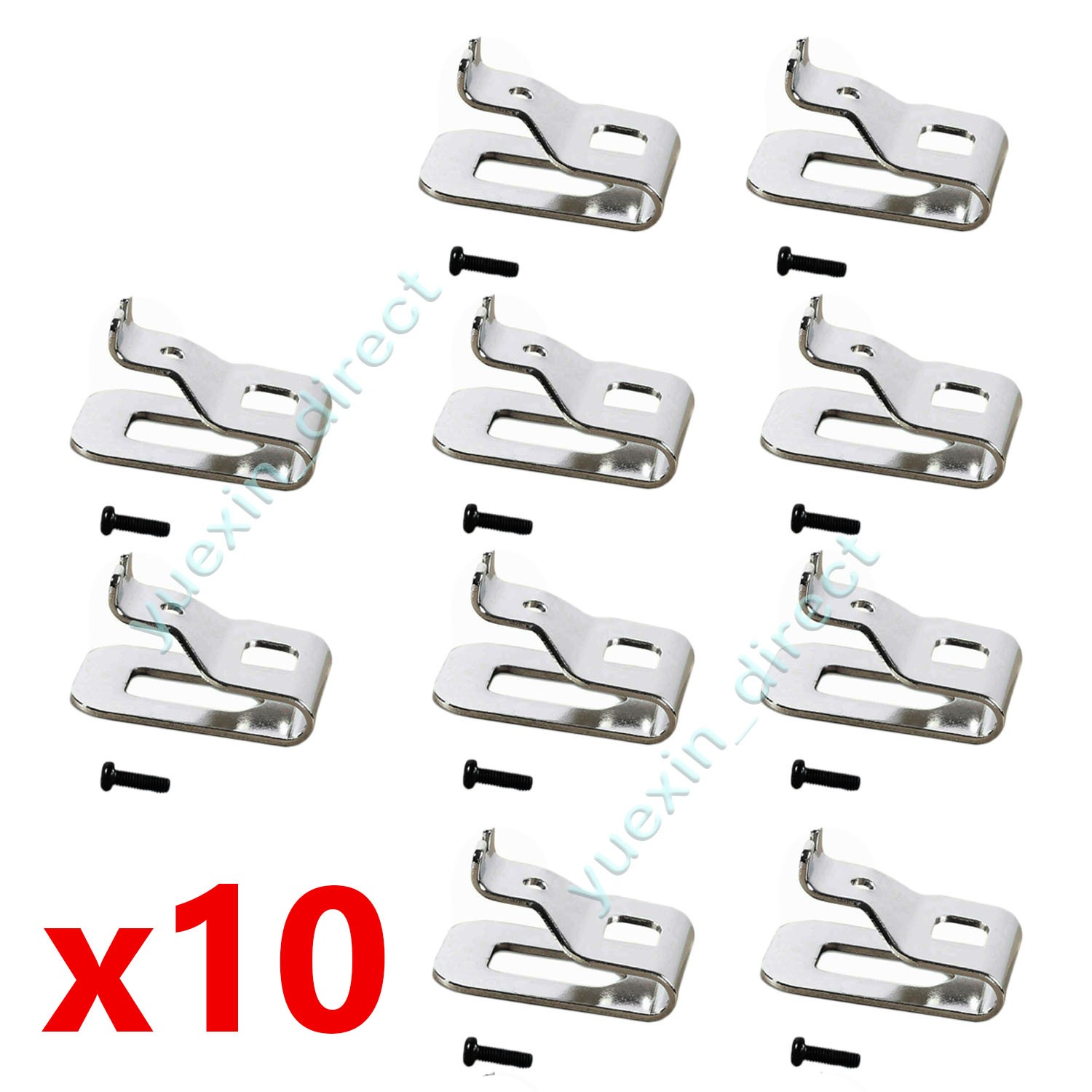10Packs Replacement Drill Belt Clip Hook Holder for Dewalt 20V Max Tools w/Screw