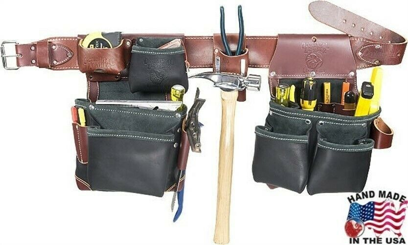Occidental Leather B5625M Green Building Framer Set in Black w/ Medium Belt