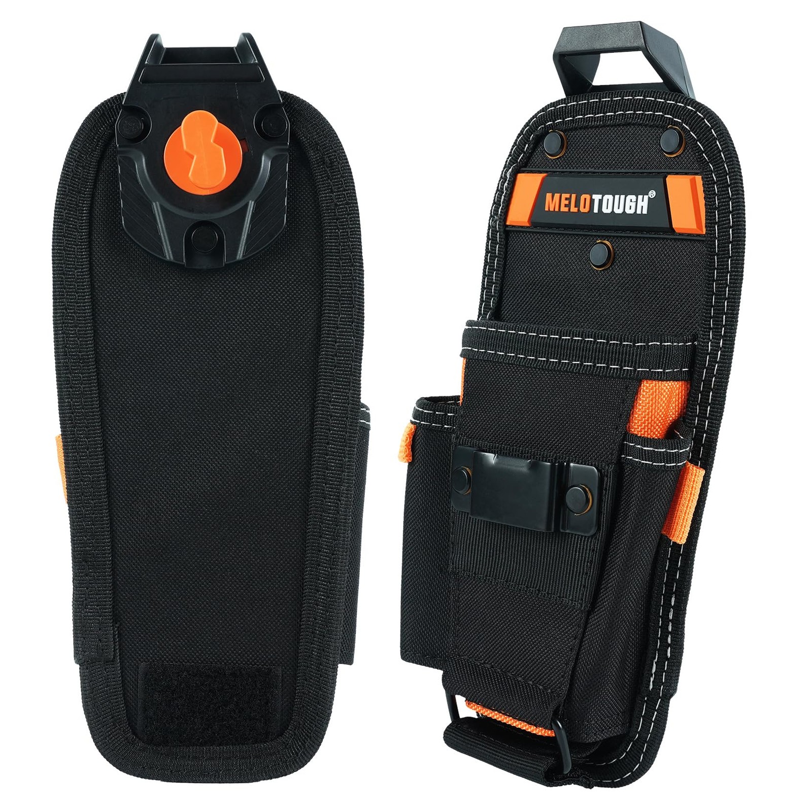 Small Tool Pouch with Quick Release Belt Clip,Clip On Tool Belt Pouch with El…