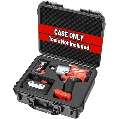 Waterproof Hard Case for M18 Impact & Torque Wrench – Tool Box for 18V/20V Kits