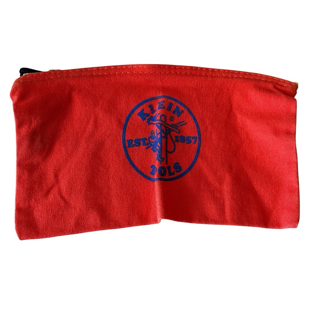 Klein Tools 5140 Zipper Bag Canvas Tool Orange