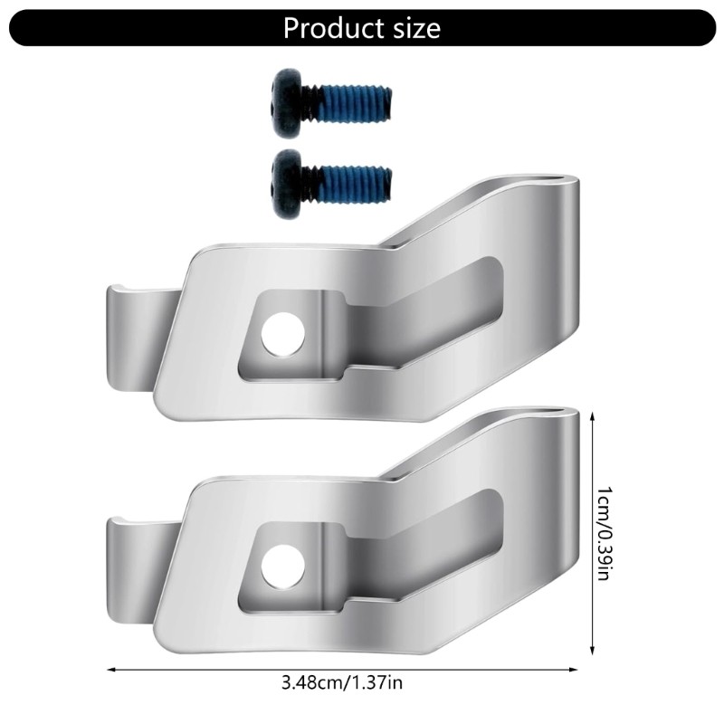 Belt Clip 42-70-0495 Drill Tool Clip Hook Kit with Screws for Drill Impact
