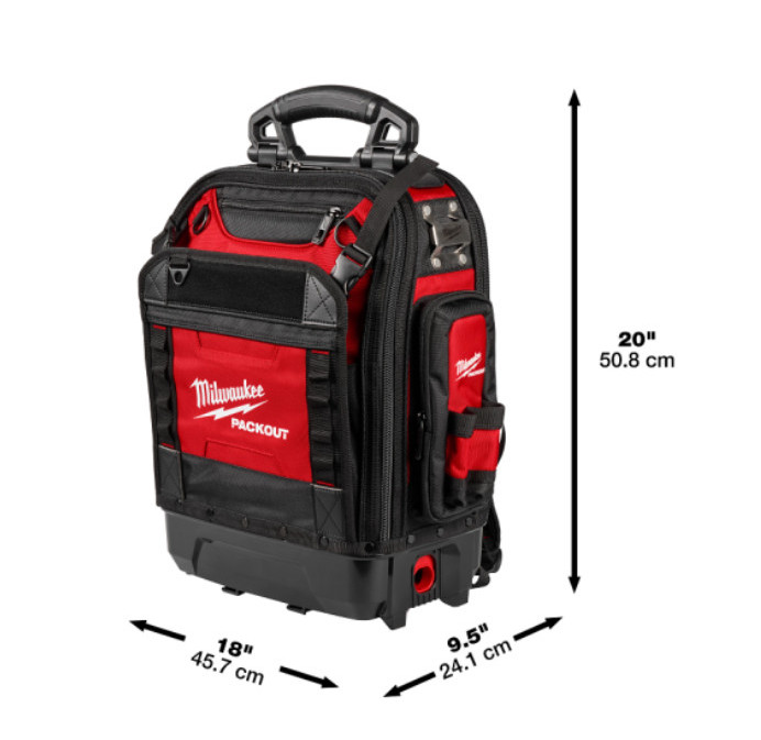 (Brand New) Milwaukee 48-22-8303 PACKOUT Structured Backpack Tool Box (FEDEX)