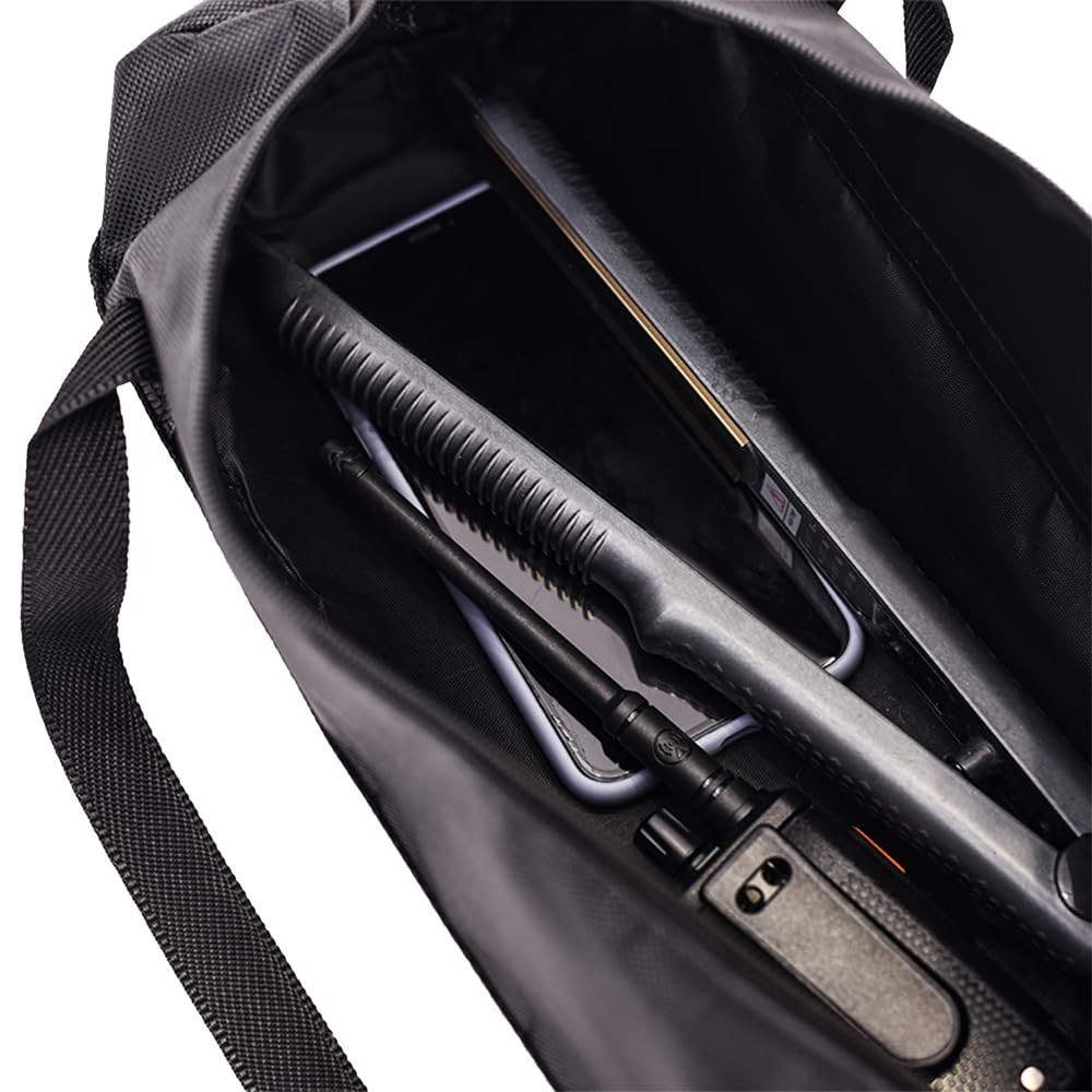 2 Pack Tool Bag with Zipper 15″ Utility Wide Mouth Heavy Duty Tool Storage Ba…