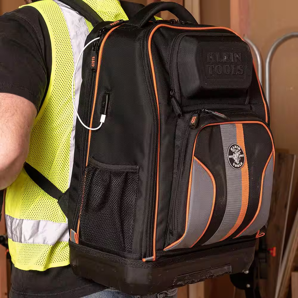 Tradesman Pro 20 In. XL Tech Tool Bag Backpack, 28 Pockets Free Shipping New