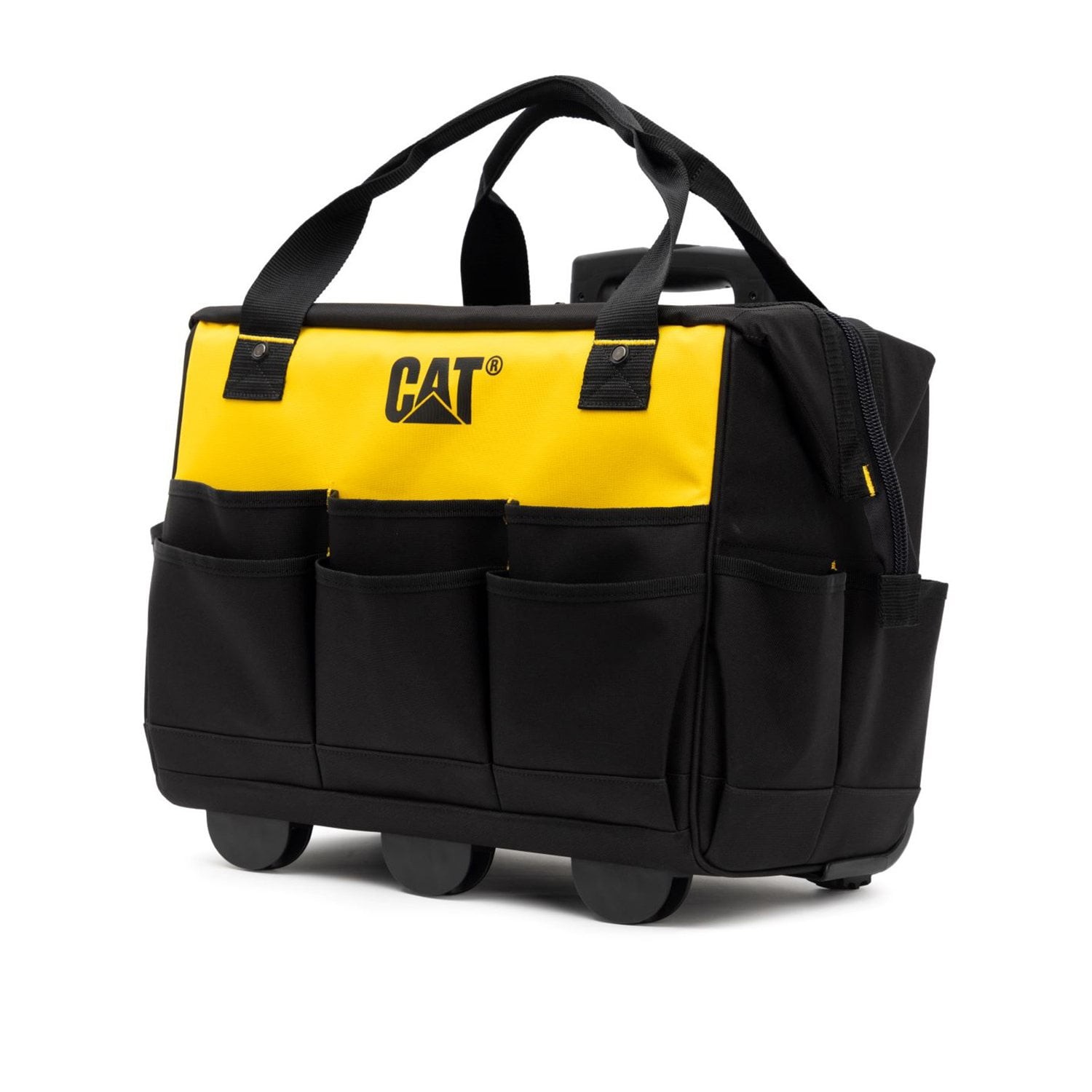 Caterpillar 18-inch Rolling Tool Bag, 75 lbs Capacity, Tool Storage, CAT