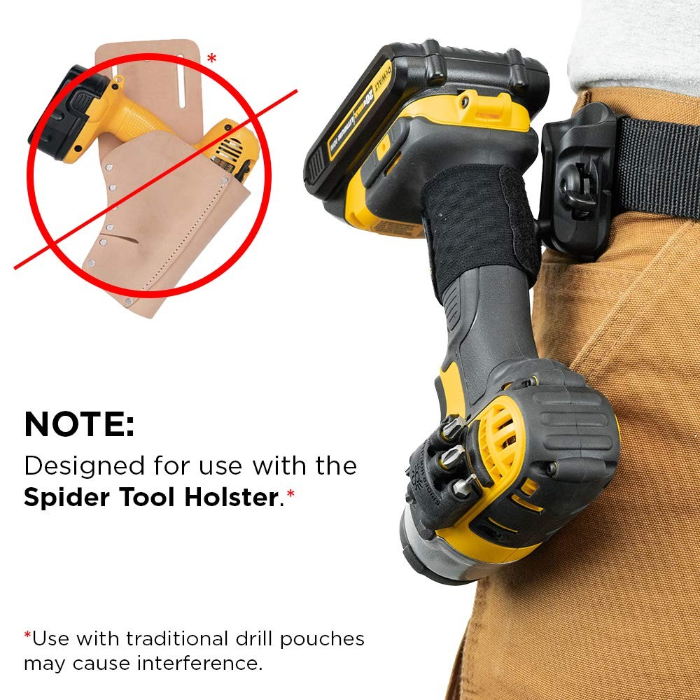Tool Holster – BitGripper v2 – Pack of Four – High Strength 3M Adhesive Drill…