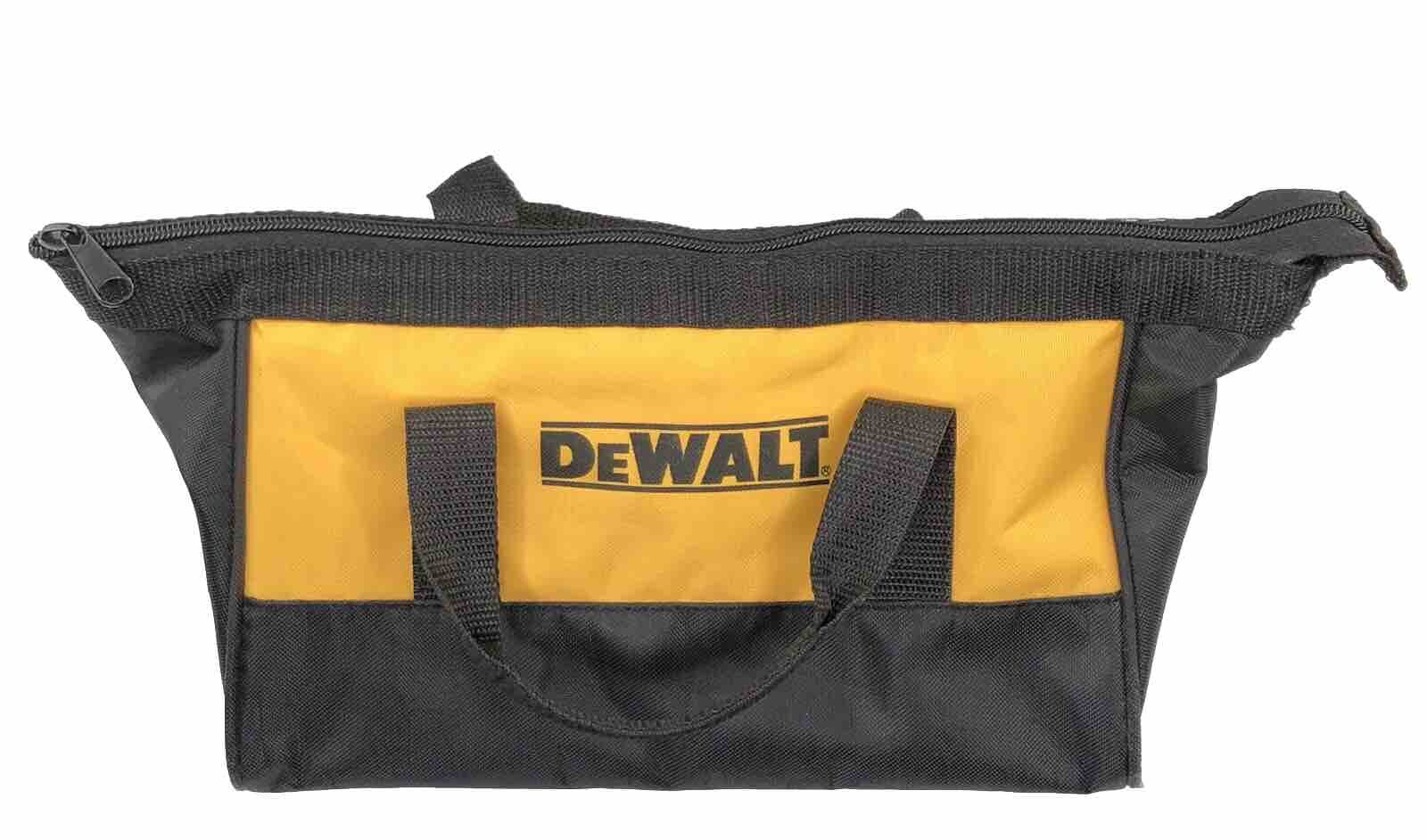 DeWalt Collapsible Full Zip Contractors Tool Bag Storage 12” & Safety Glasses