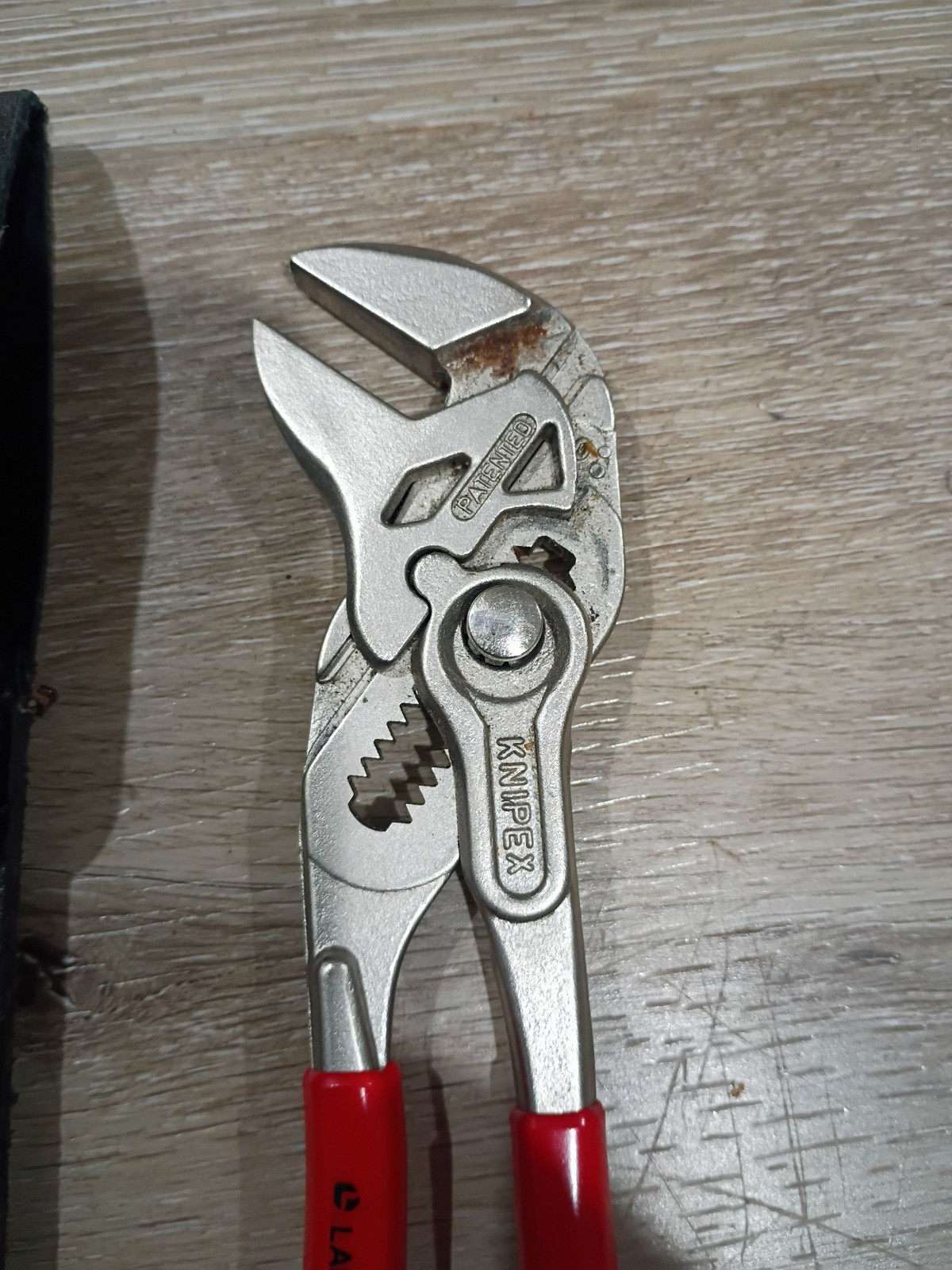 Knipex 86 03 180 Pliers Wrench 7 Inch Adjustable Tool with Leather Sheath