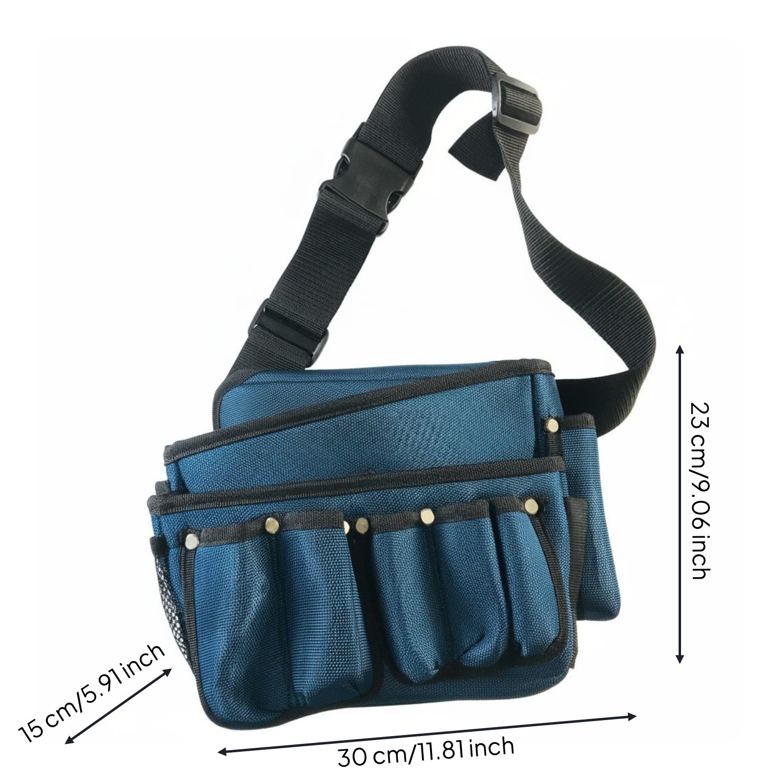 Canvas Tool Bag Multiple Pockets accessibleTop Tool Bag Reinforced Reinforced