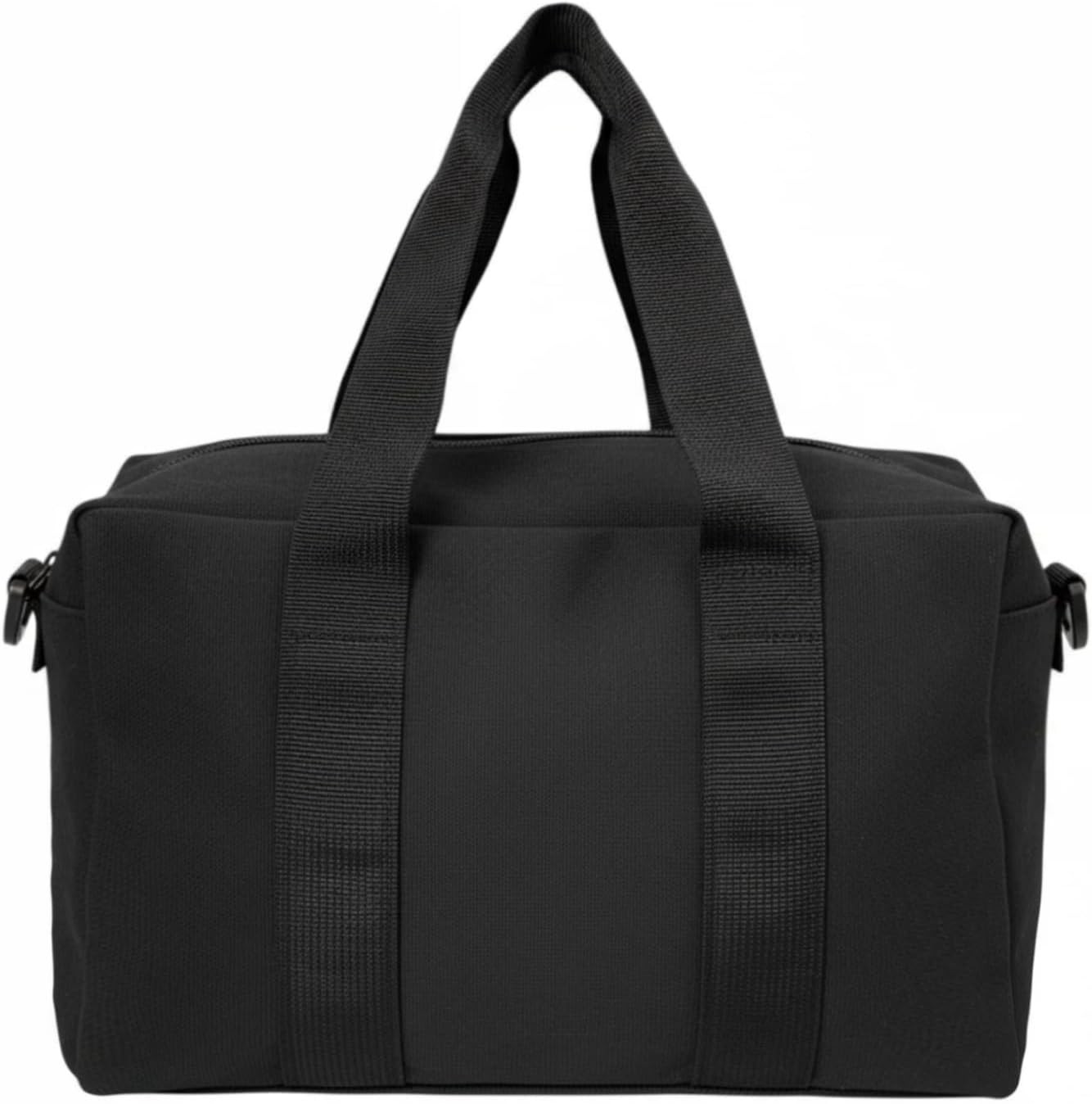 Canvas Wide Mouth Tool Bag, Large Capacity Bags for Men, 14 Inch, Black
