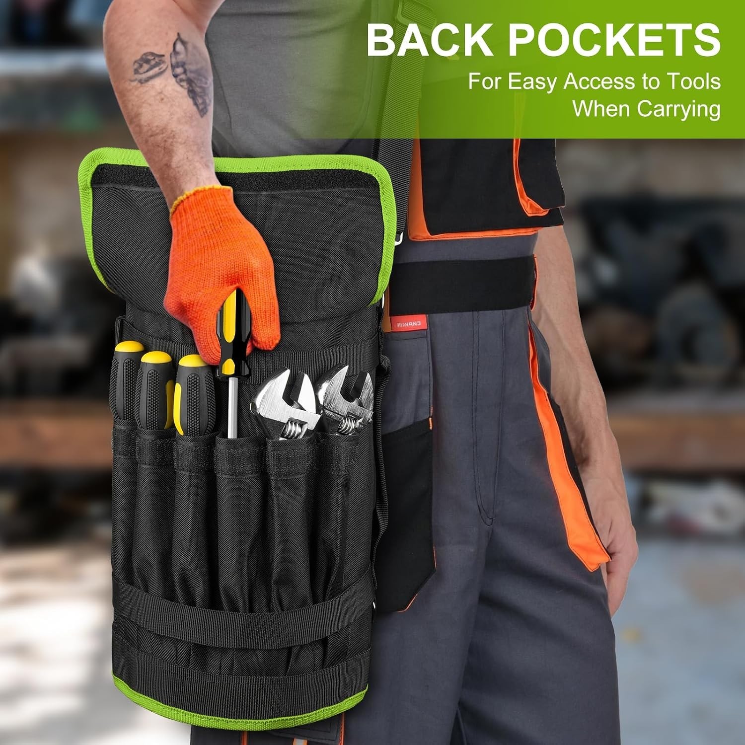 Versatile Tool Carrier Bag for Mechanics, Electricians