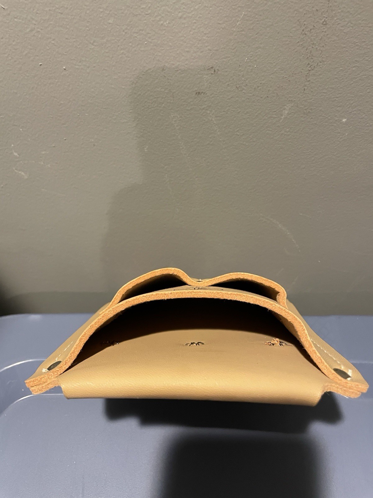 Vintage Klein Tools 5149 3 Pocket Leather Pouch N.O.S. 1990s