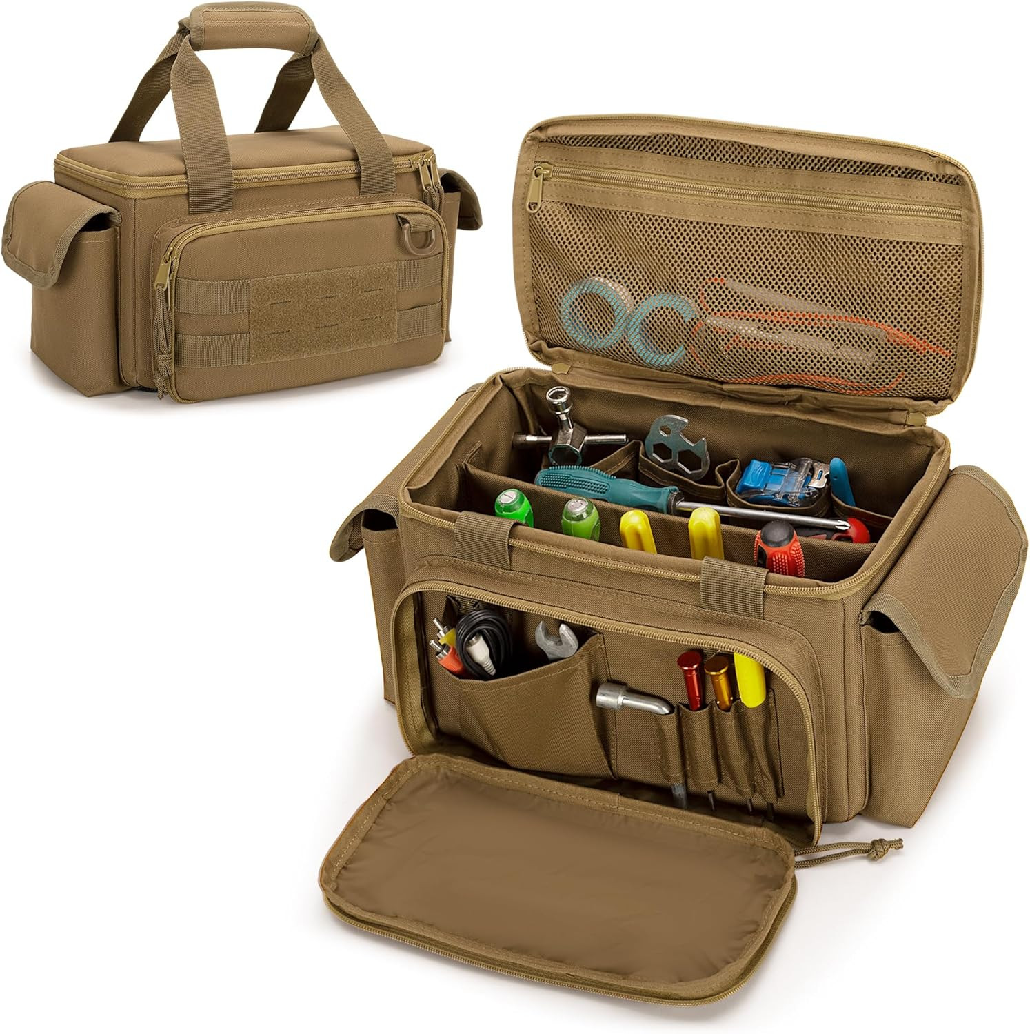 Small Tool Bag with Anti-Friction and Thick Padded Bottom, Tool Storage Organize