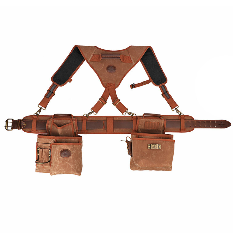 Electrician Suspenders Carpenter Framer Tool Carry Rig Belt Wasit Pack-TOURBON