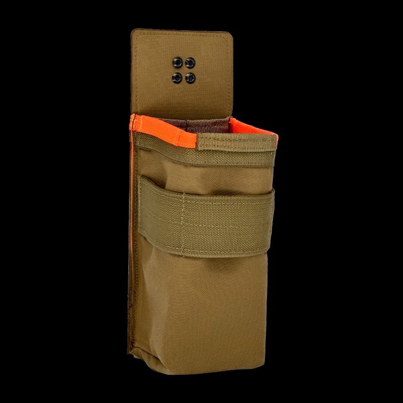 Atlas 46 Vertical Fastener Pouch w/Plier Sheath ROTATE/QUICK RELEASE Coyo/Orange