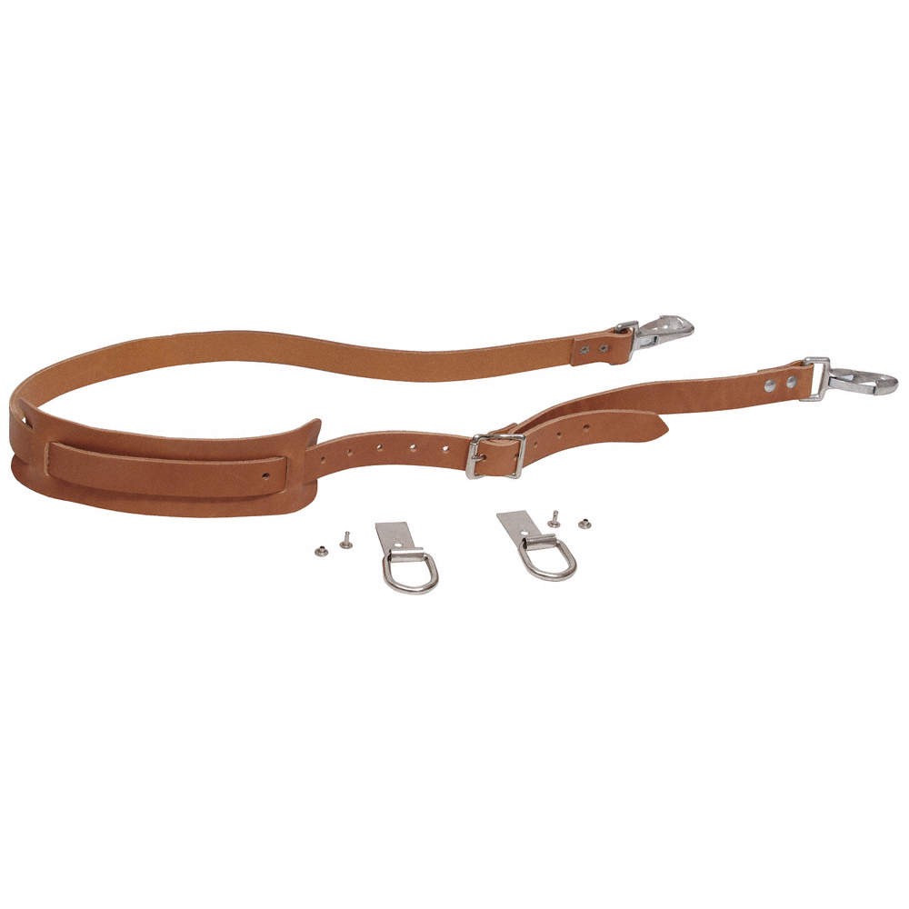 KLEIN TOOLS 5102S Tool Bag Shoulder Straps,Brown,Leather 2DGT4