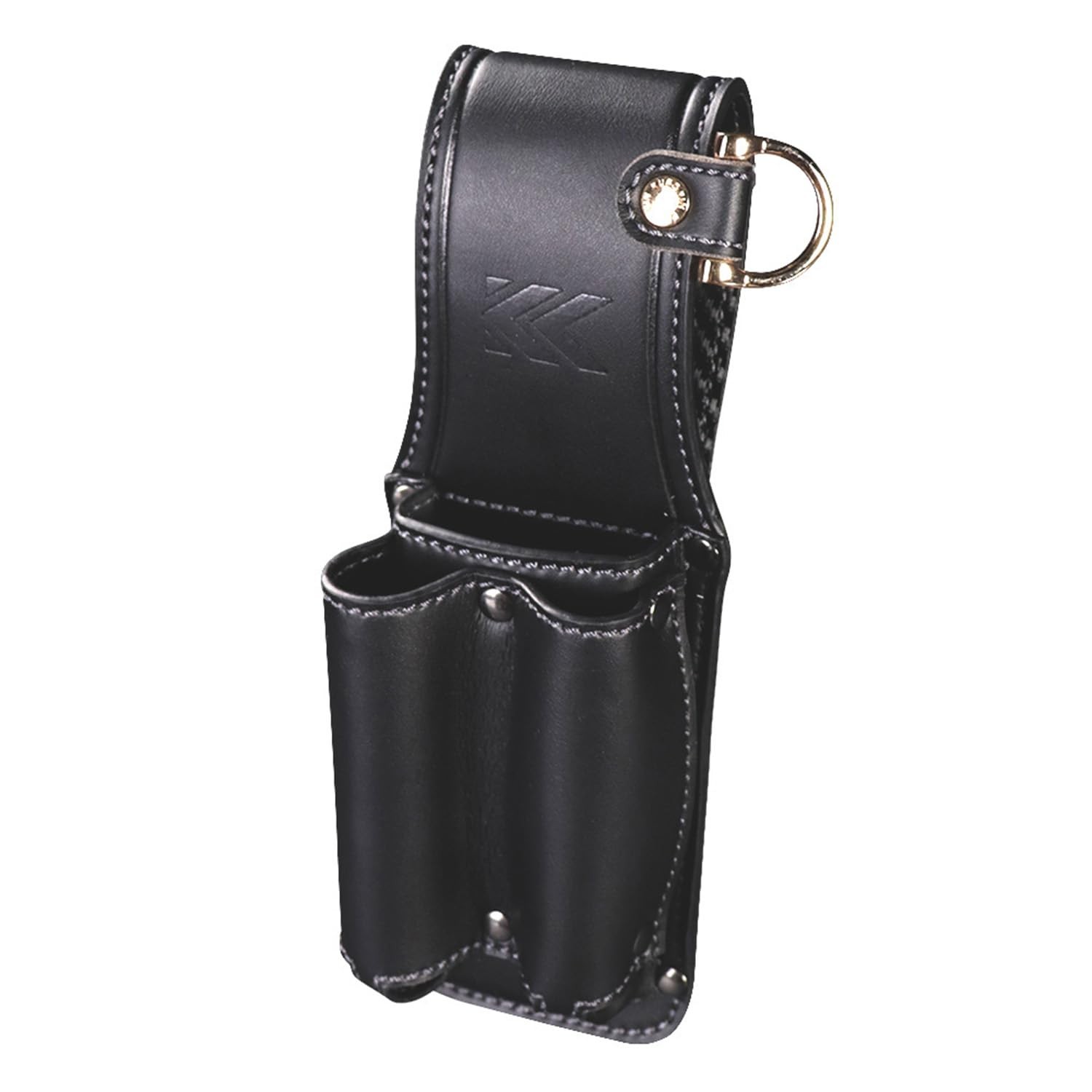 Fujiya AH-13BG Cutter & Marker 2-Tier Holder Black Gold Light PU Leather Series