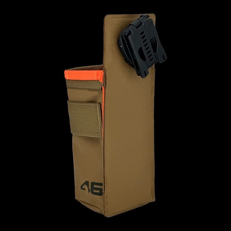 Atlas 46 Vertical Fastener Pouch w/Plier Sheath ROTATE/QUICK RELEASE Coyo/Orange
