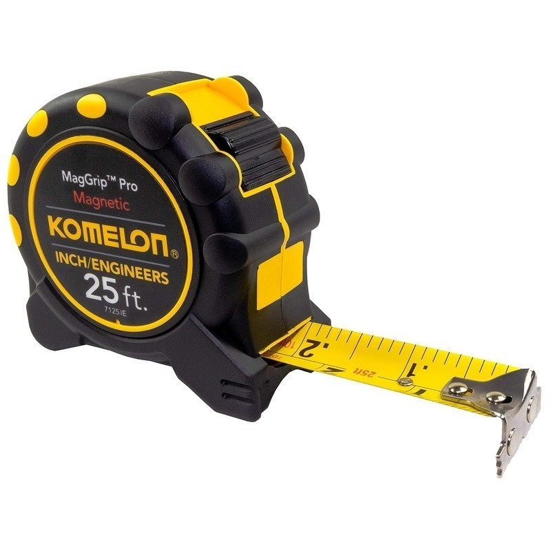Magnetic Measuring Tool Dual-End Hook Durable Impact Resistant Rubberized Case