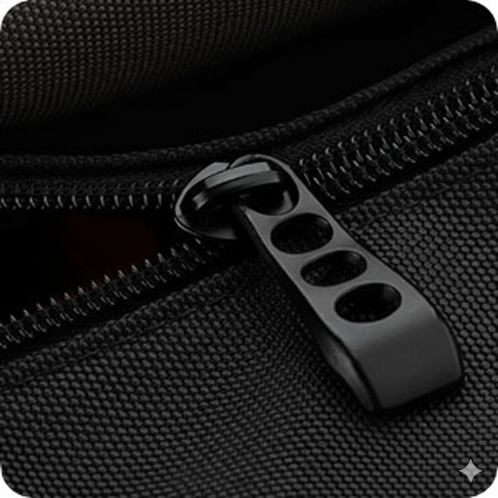 The Ryker Roll Up Tool Bag Organizer Gifts for Dad. Heavy Roll, Black