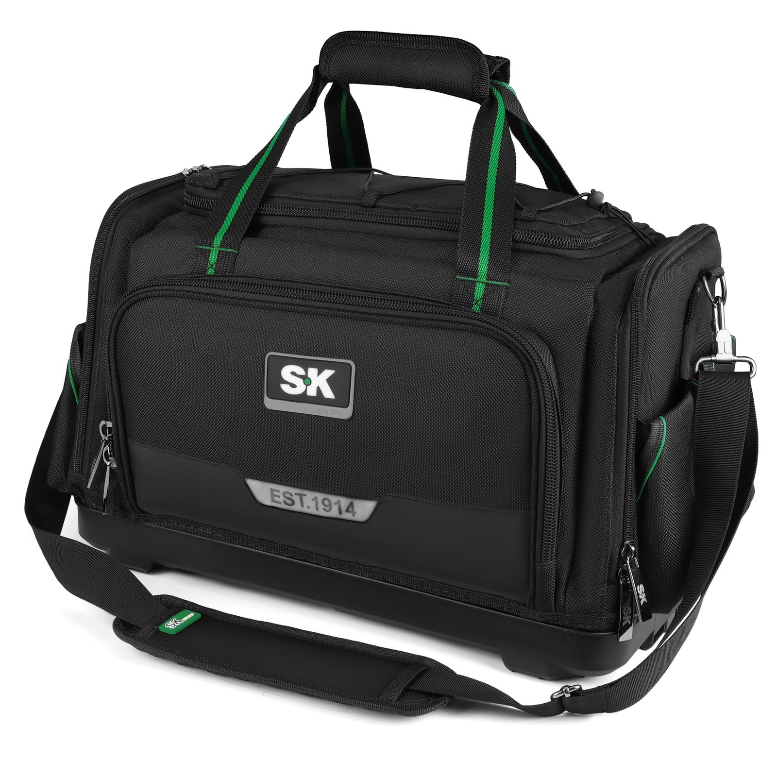 SK 21-Inch Heavy Duty Tool Bag, Stackable Tool Bag Organizer with 50 Pockets