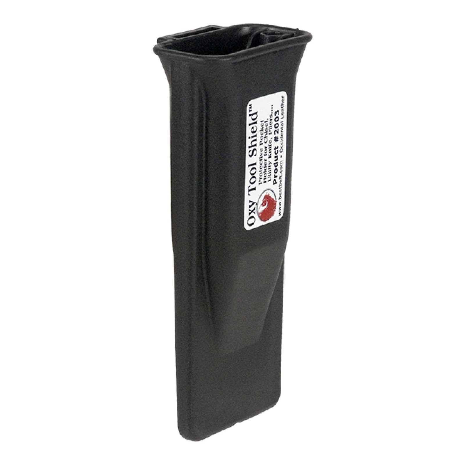 Occidental Leather Oxy Tool Shield – 2 Pockets & Holders – Clip-On Black