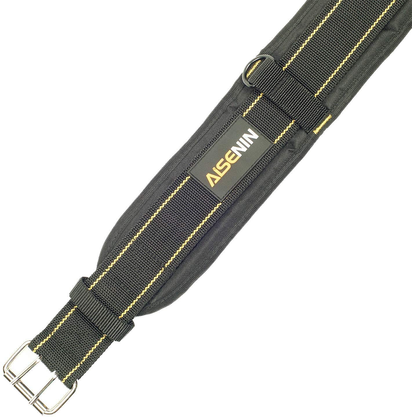 3 Inch Padded Tool Belt Heavy Duty Work Waist Support Yellow Black 1 PCS