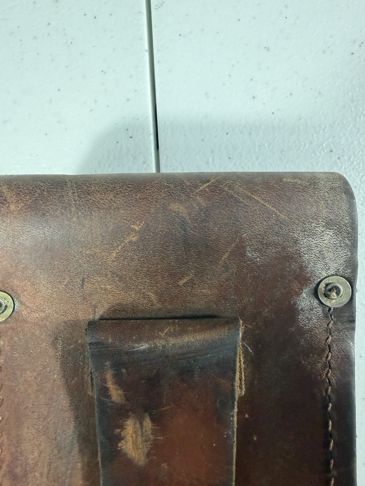 Vintage Fluke Leather Tool Case Holster C510 Belt Pouch USA Made