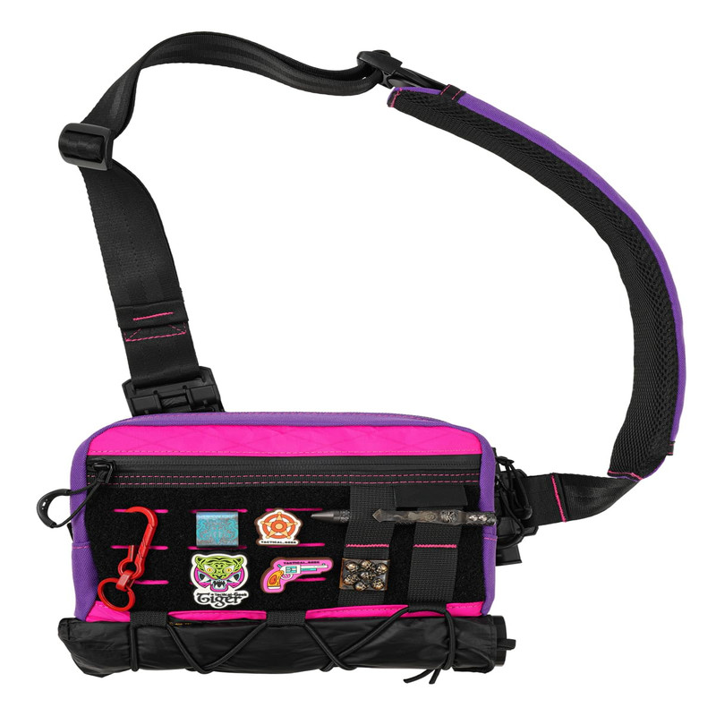 Tactical_Geek Tacticalgeek Cache L3S Purple Crossbody Shoulder Bag Multipurpose