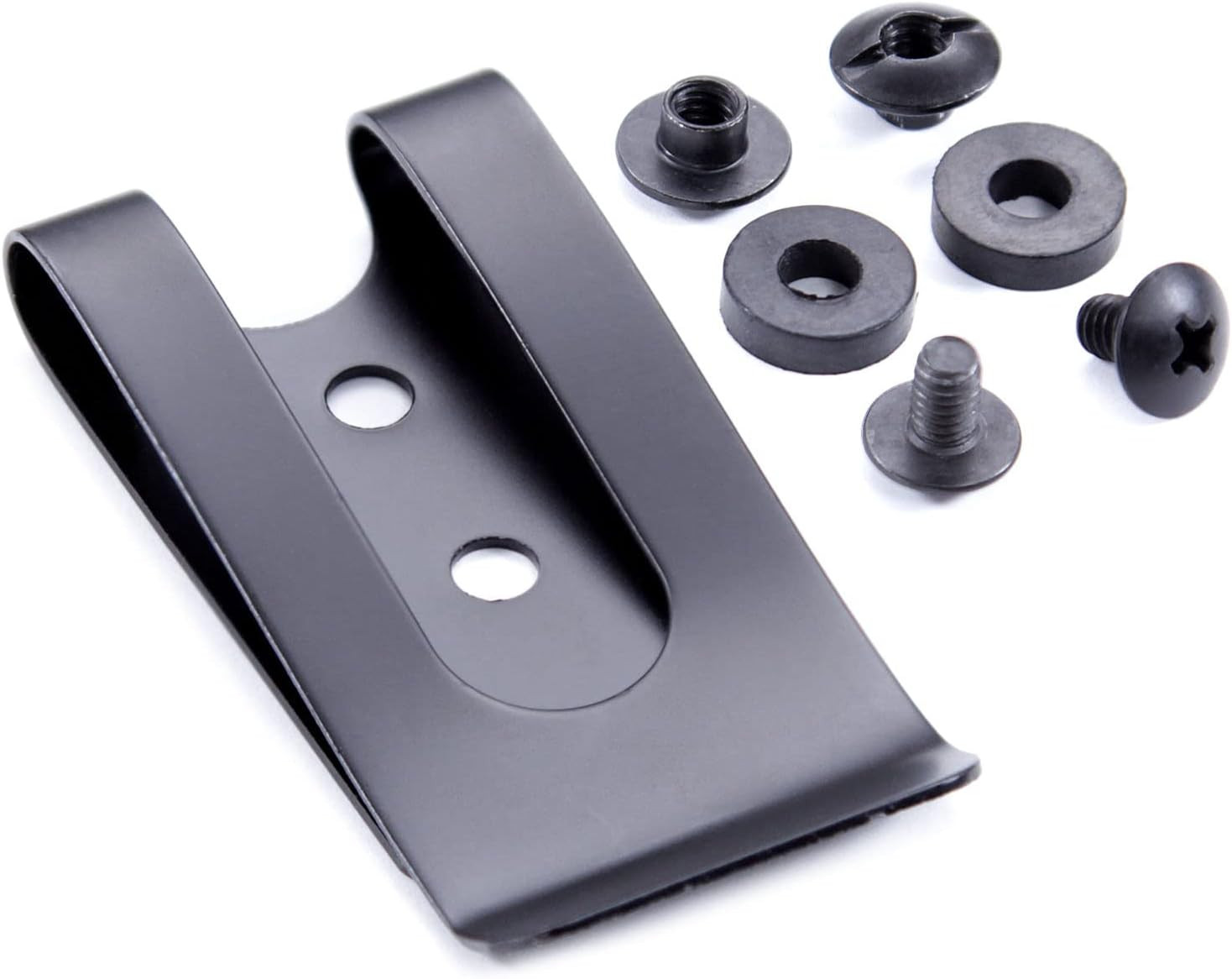 Universal Metal Belt Clip Fits Up to 2 Inch Belts with Mounting Hardware