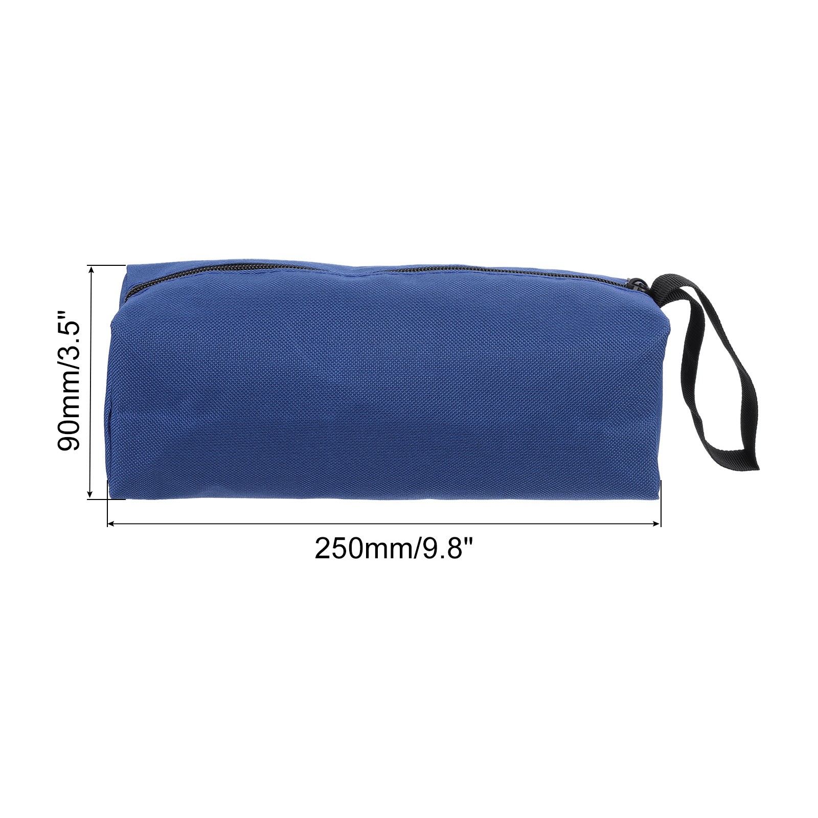 10″ Zipper Tool Pouch Multipurpose Tool Bag Waterproof Tote Bag, Blue