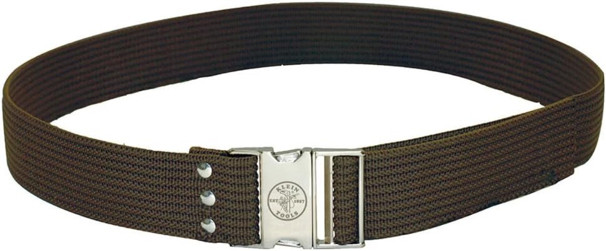 Heavy-Duty 2-Inch Wide Adjustable Tool Belt for Electricians – Brown Color
