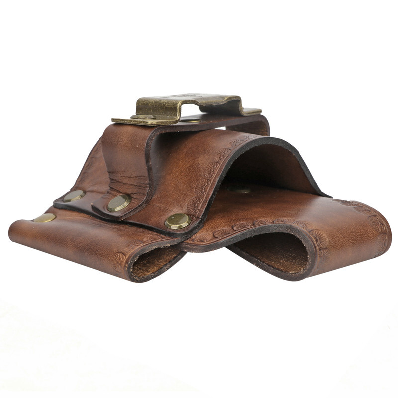 Leather 3-in-1 Tools Belt Carry Pouch Hammer Hanger Tape Measure Holder-TOURBON